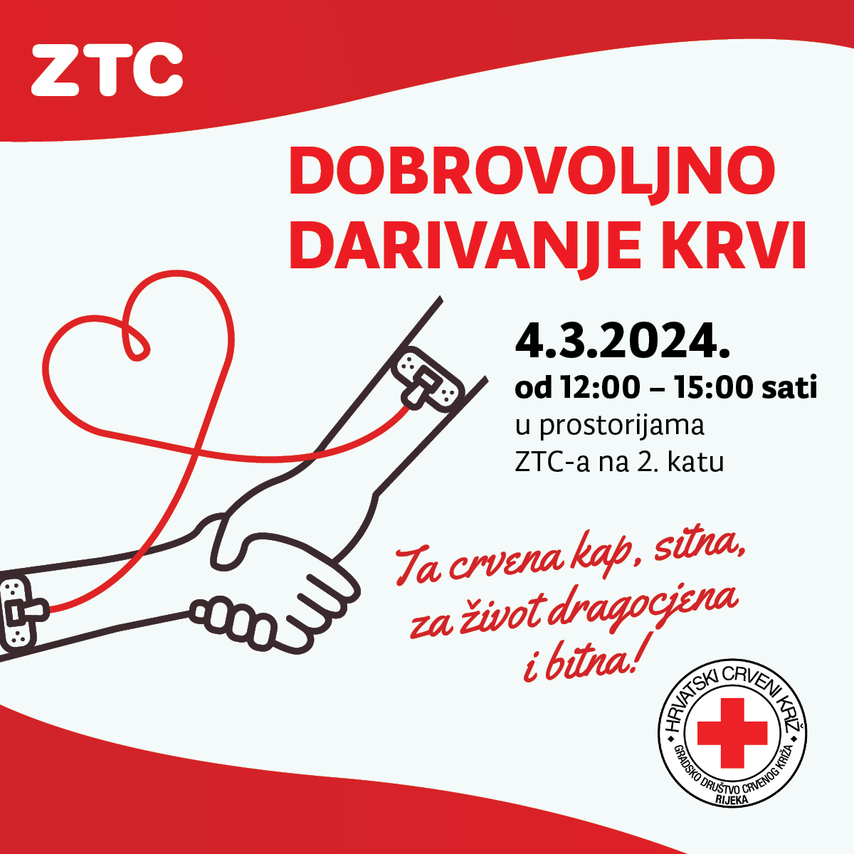 Akcija dobrovoljnog darivanja krvi u ZTC-u