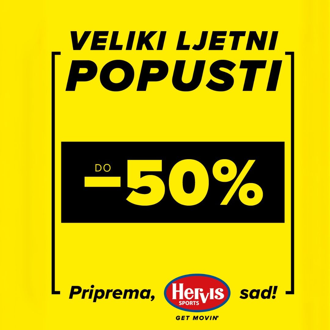 Hervis – VELIKI LJETNI POPUSTI