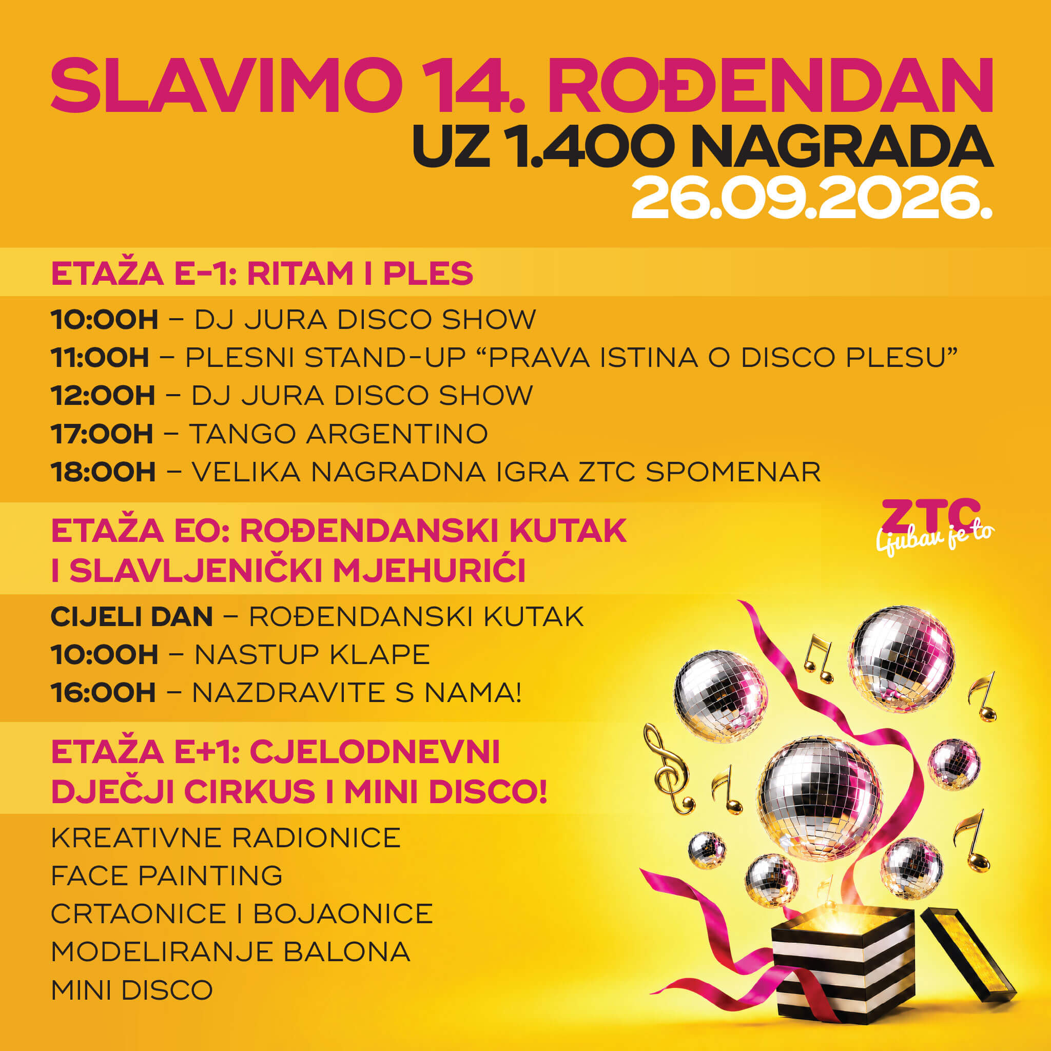 ZTC slavi 14. rođendan!
